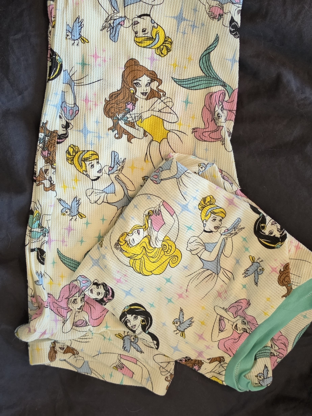 Womens' Disney Princess Print One-Piece Pajama